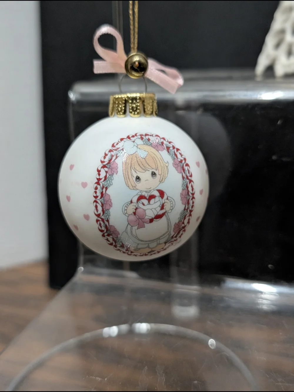 Vintage Precious Moments Christmas ornaments lot of 4